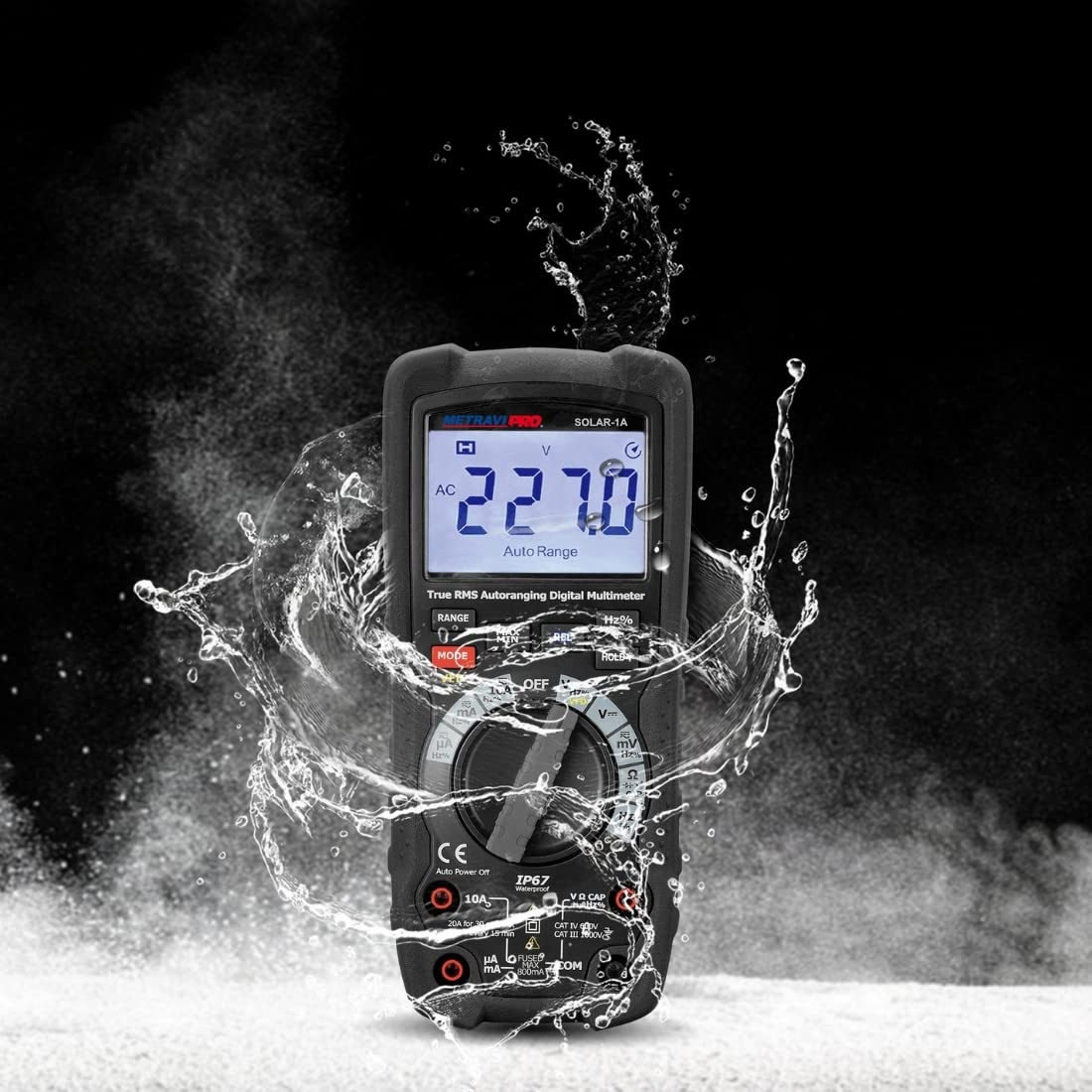 Metravi Pro Solar-1A Industrial Multimeter for upto 1500 VDC with TRMS