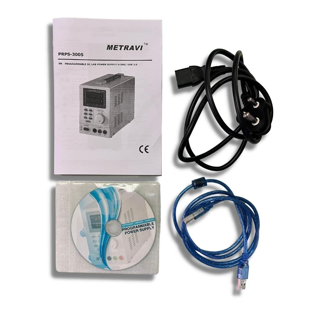 Metravi PRPS-3005A Programmable DC Regulated Power Supply 30V 5A Output