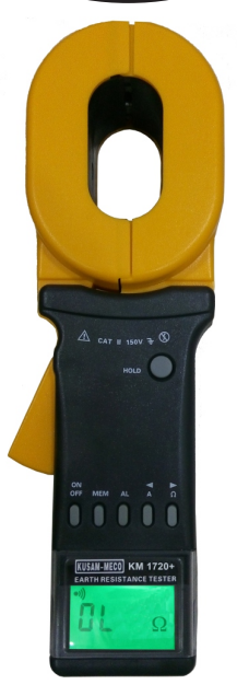 Kusam Meco KM 1720+ Clamp On Earth Resistance Tester