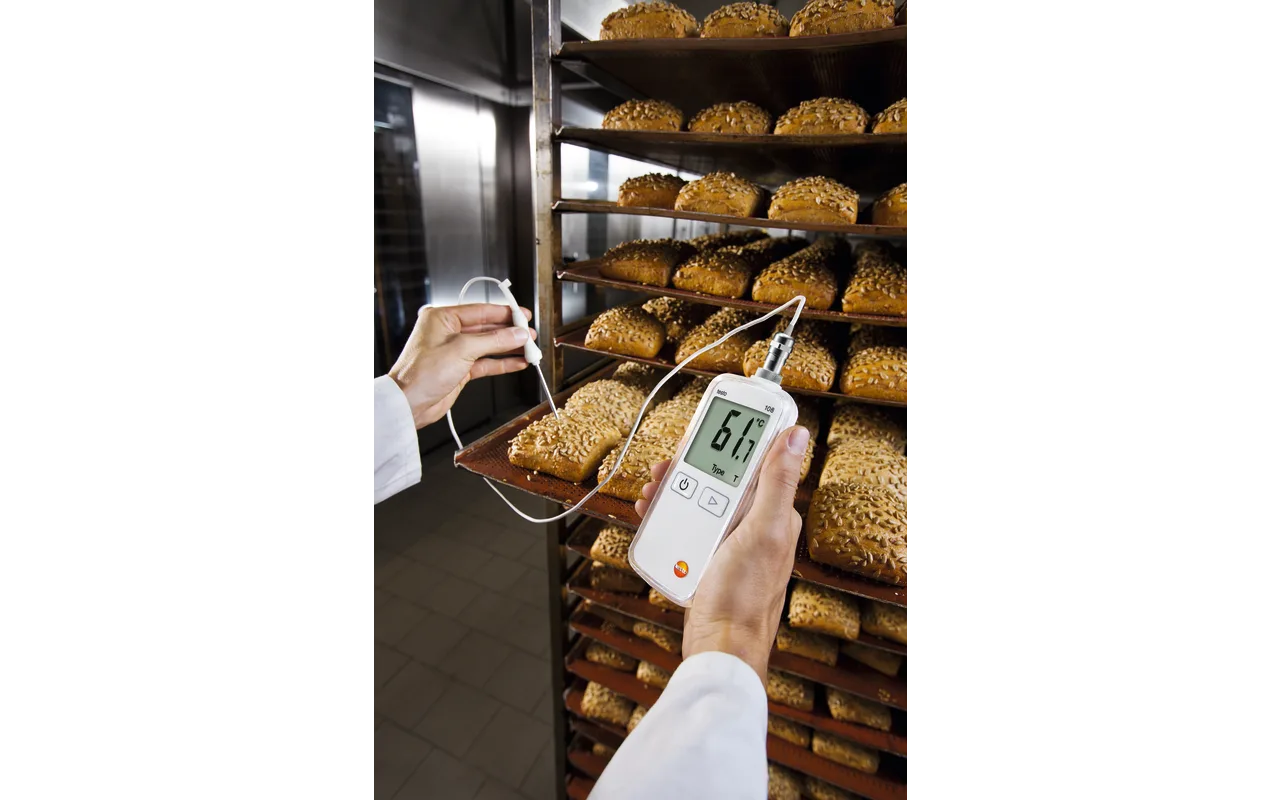 Testo 108-2 - Temperature measuring instrument with lockable probe