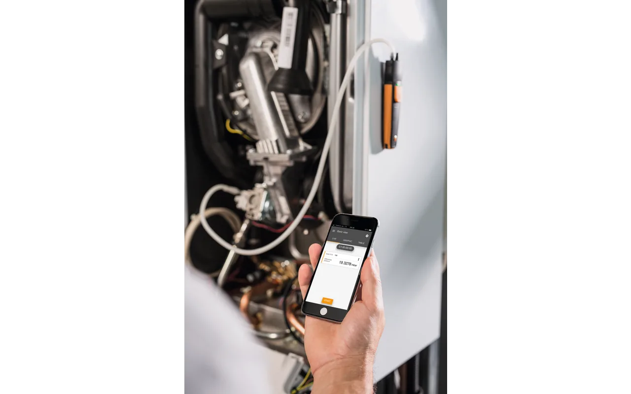 Testo 510i - differential pressure measuring instrument with smartphone operation (0560 1510)