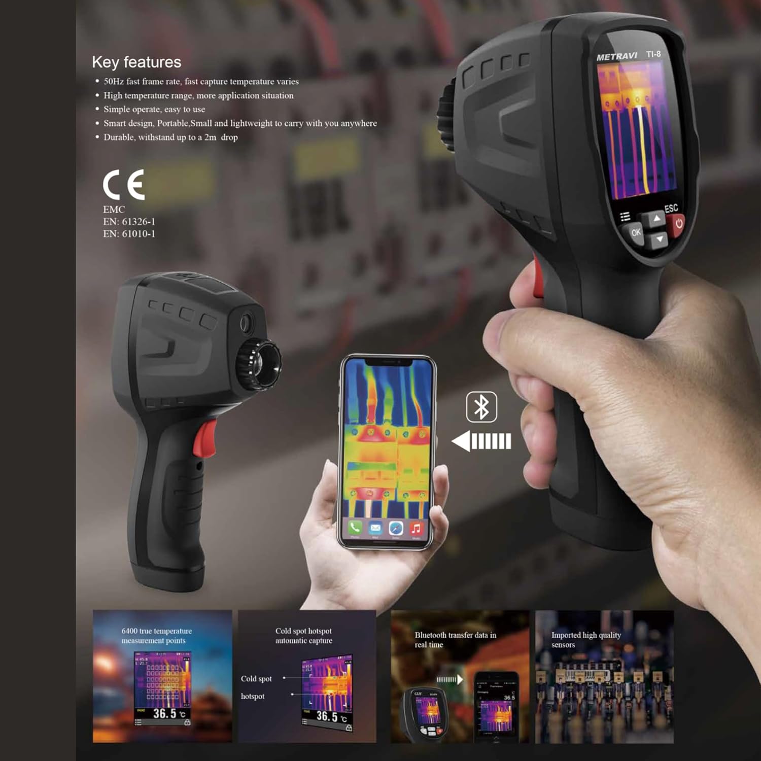 Metravi Pro TI-8 Handheld Thermal Imager