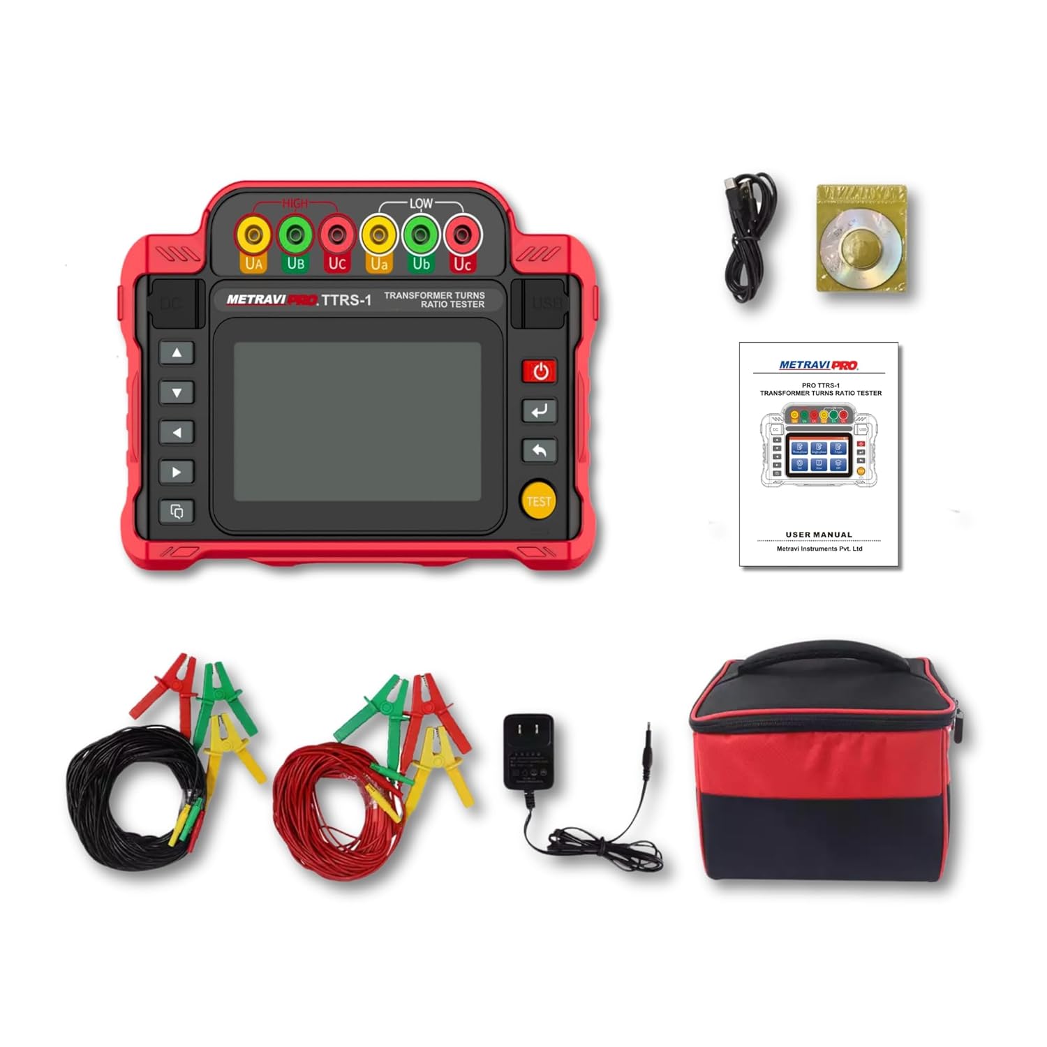 Metravi PRO TTRS-1 Transformer Turns Ratio Tester