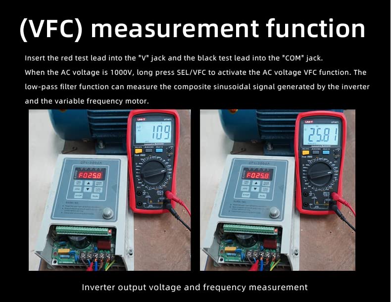 UNI-T UT107+ Automotive Multimeter with RPM Measurement