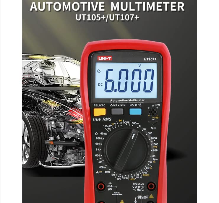 UNI-T UT107+ Automotive Multimeter with RPM Measurement