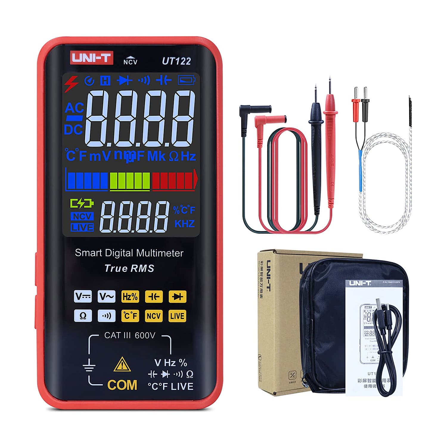 UNI-T UT122 6199 Count True RMS Smart Digital Multimeter