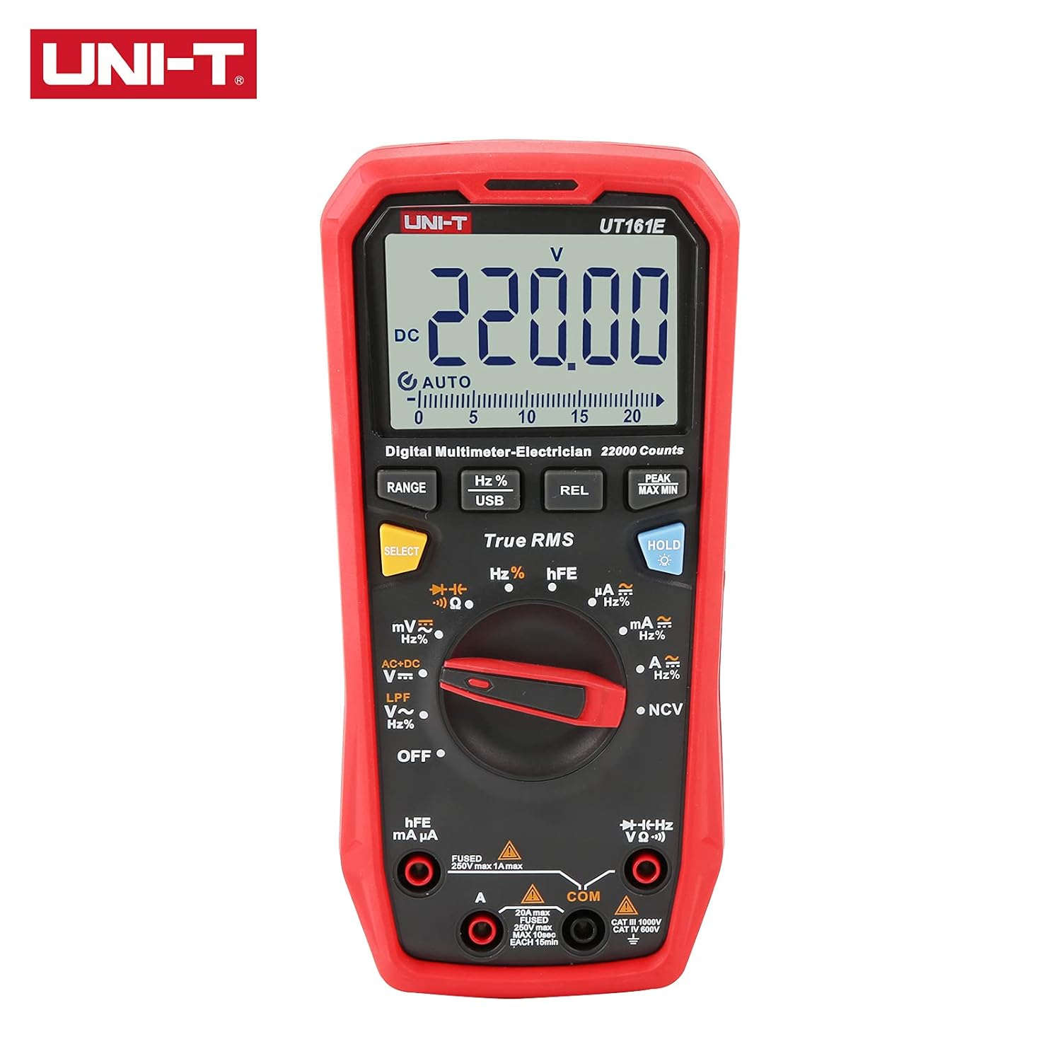 UNI-T UT161E 1000V 20A Digital Multimeter