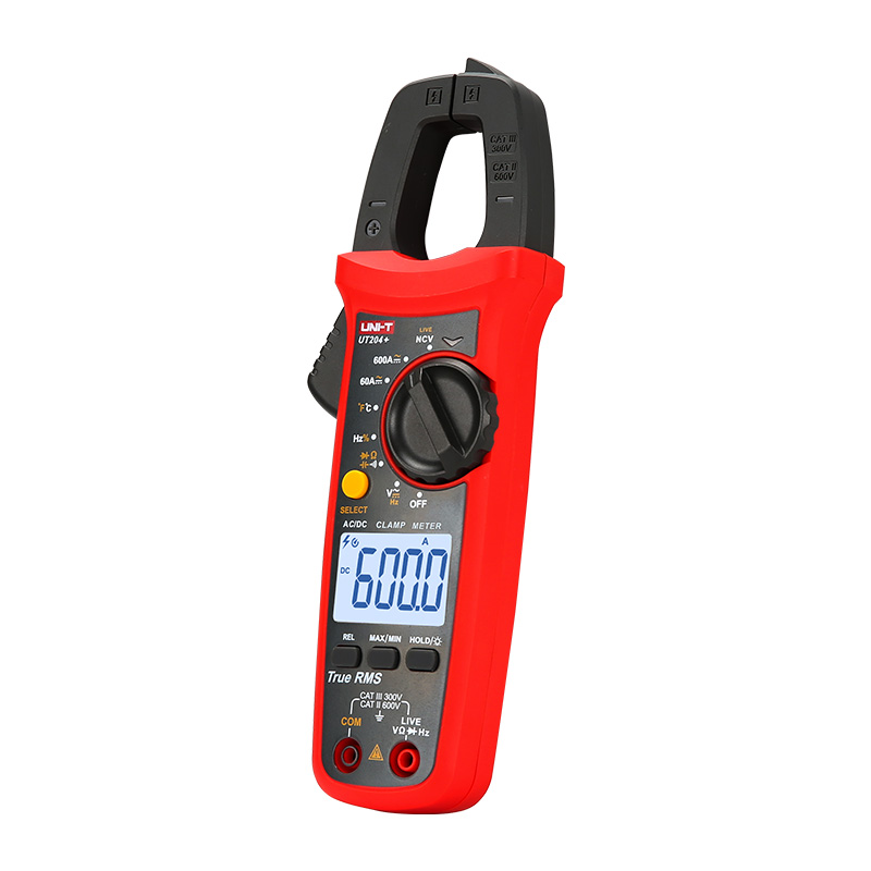UNI-T UT204+ 600A AC DC Digital Clamp Meter with Resistance and Capacitance