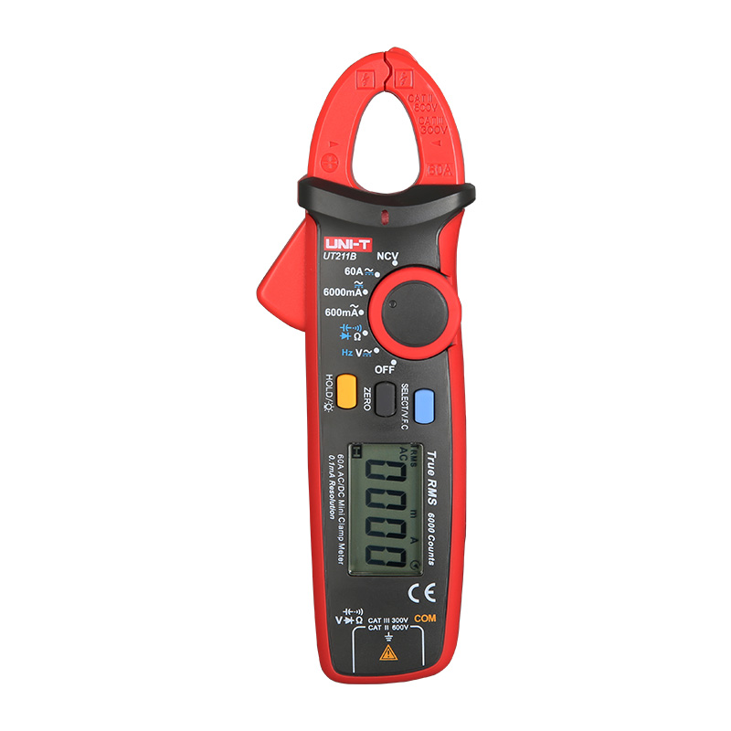 UNI-T UT211B 60A TRMS Mini AC/DC Clamp Meter