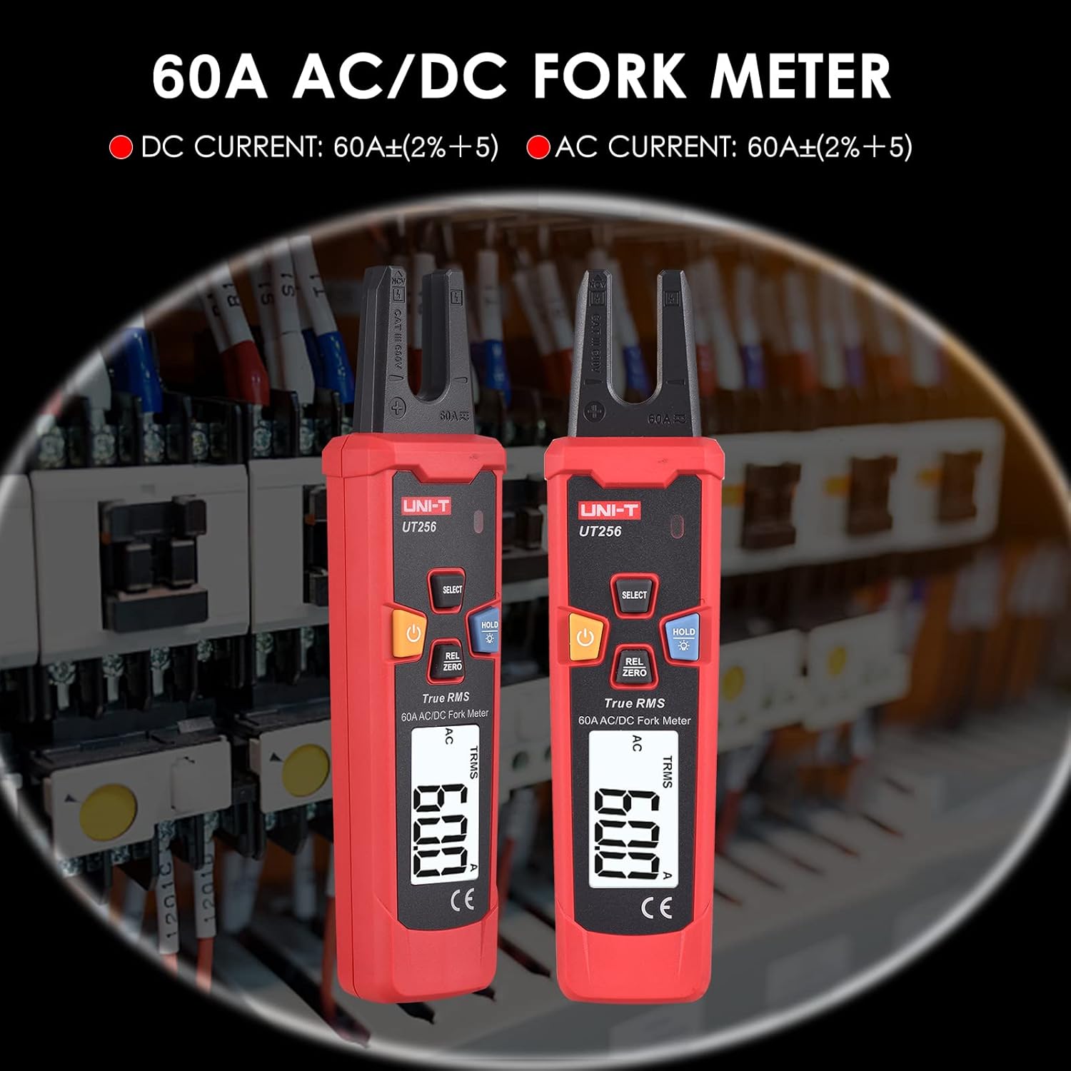 UNI-T UT256 60A AC/DC Fork Meter