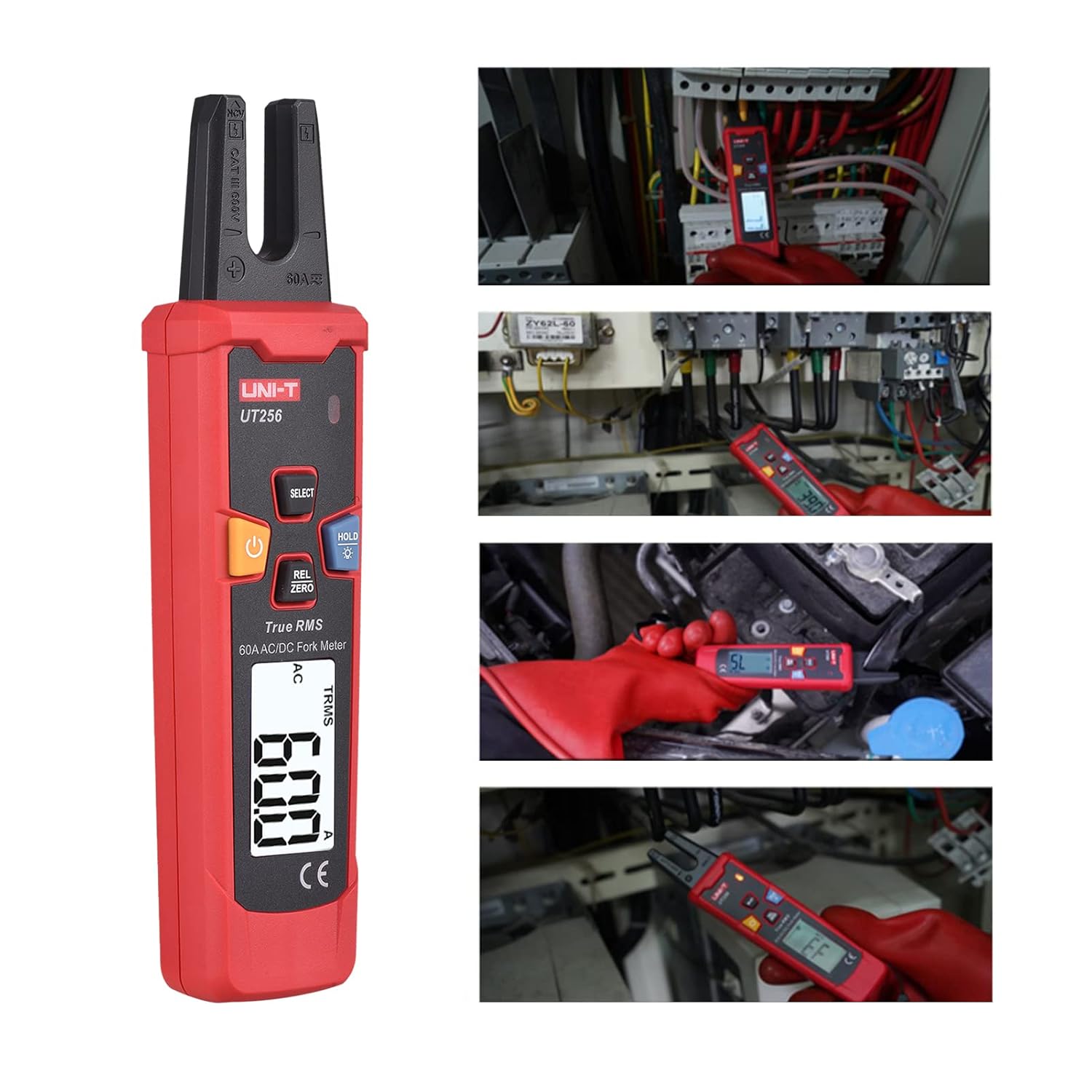 UNI-T UT256 60A AC/DC Fork Meter