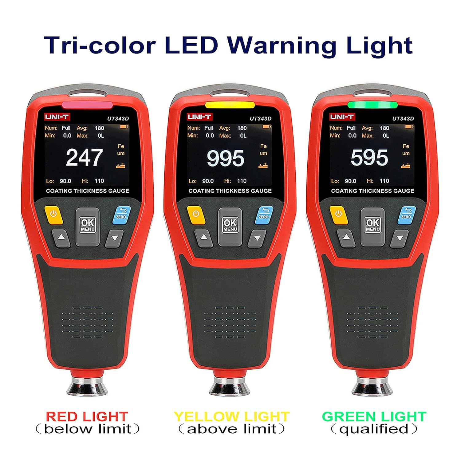 UNI-T UT343D Coating Thickness Gauge