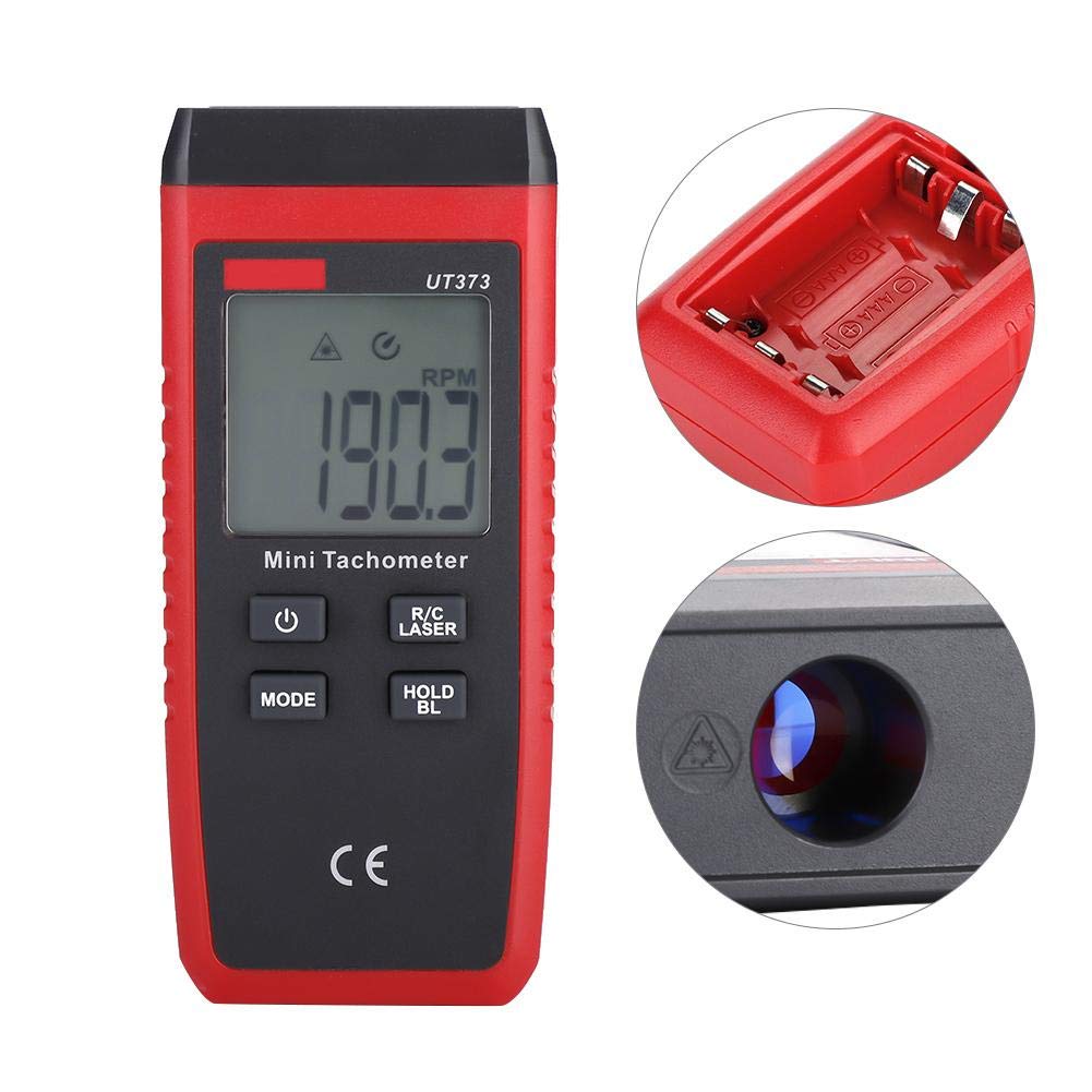 UNI-T UT373 Mini Non- Digital LCD Tachometer RPM Tach Speed Meter