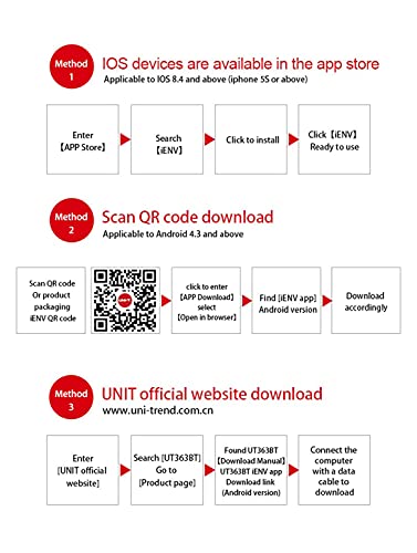 UNI-T UT383BT Mini Light Meter with LCD Screen
