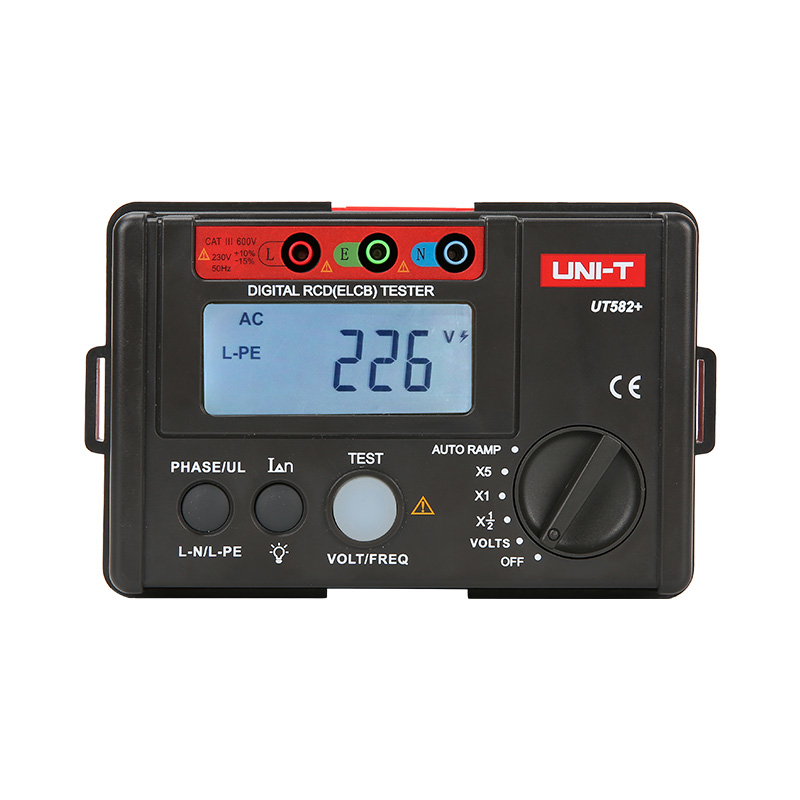 UNI-T UT582+ Digital RCD (ELCB) Tester