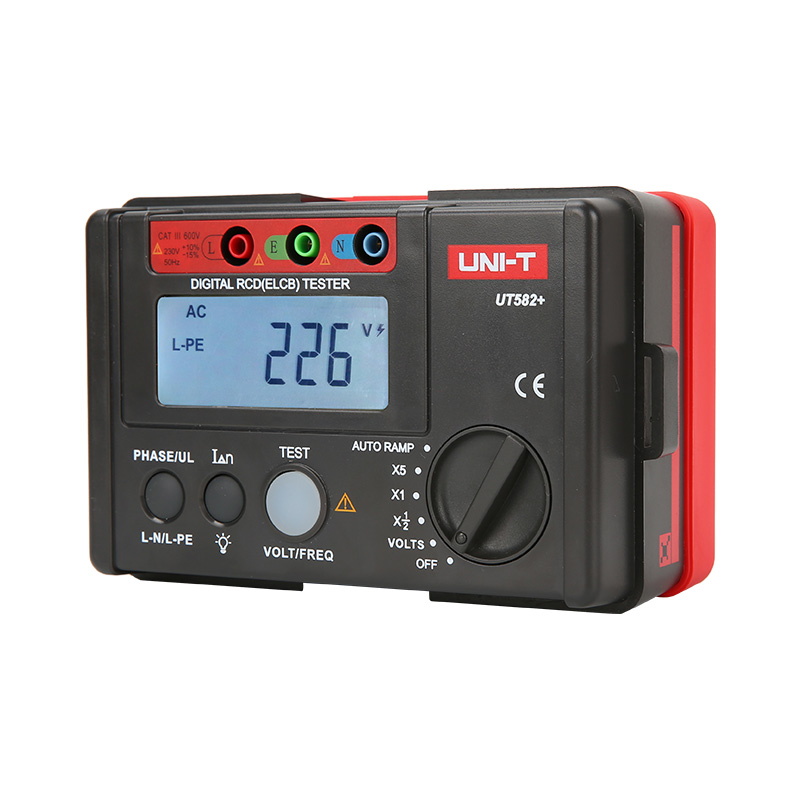 UNI-T UT582+ Digital RCD (ELCB) Tester