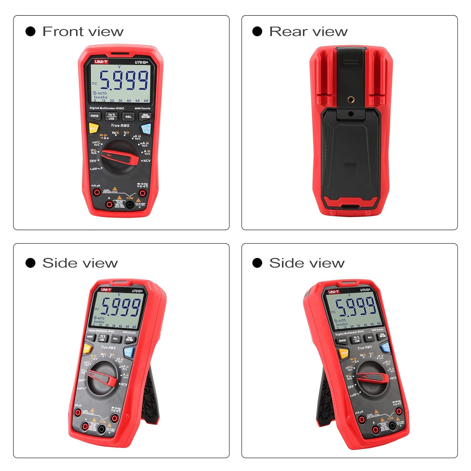 UNI-T UT61D+ Digital Multimeter True RMS