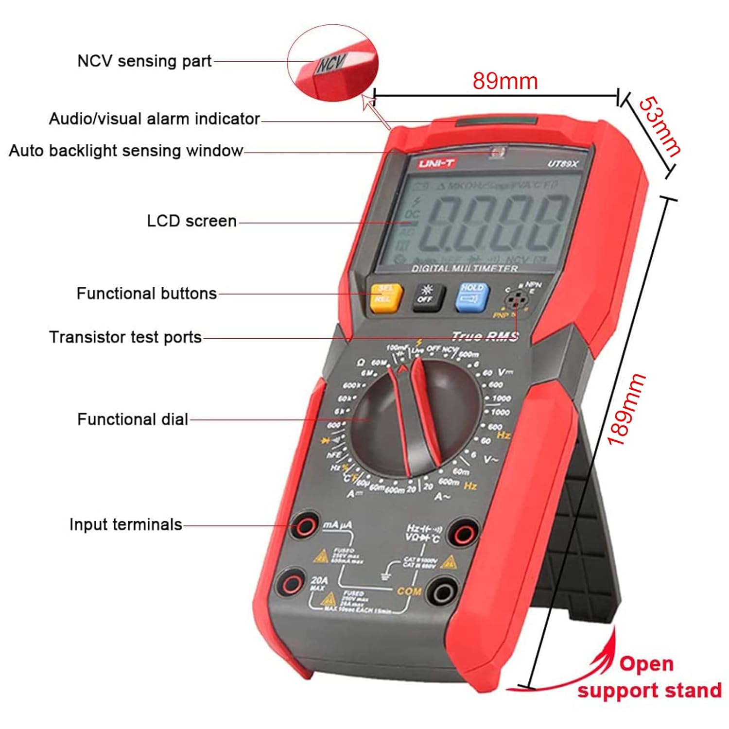 UNI-T UT89X Digital multimeter