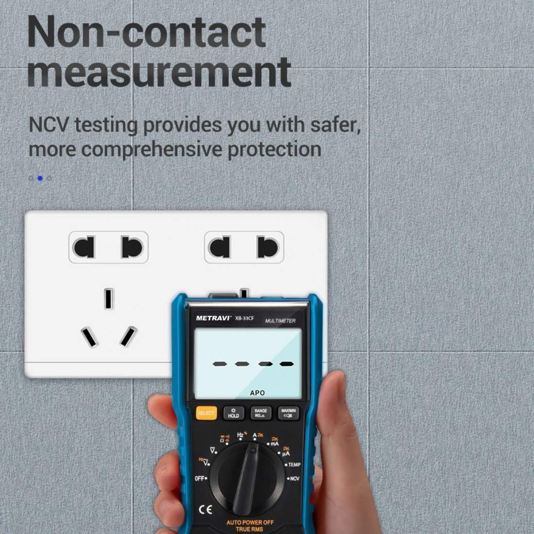 Metravi XB-33CF Digital TRMS Multimeter