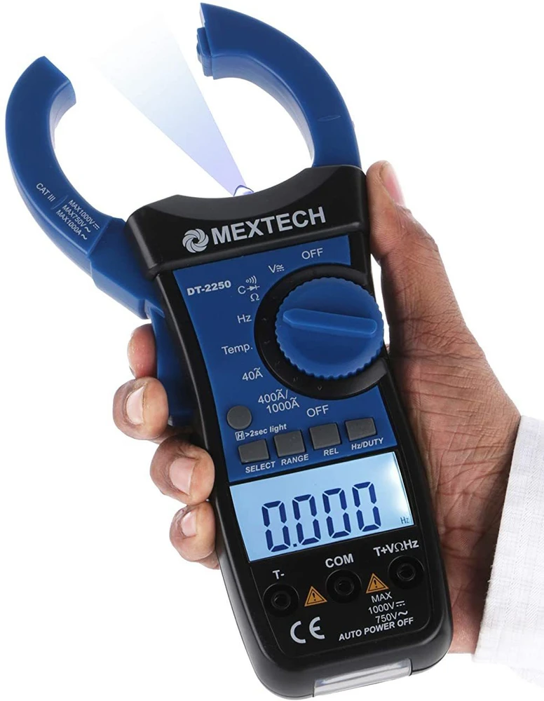 MEXTECH DT 2250 Digital Dual Display Clamp Meter