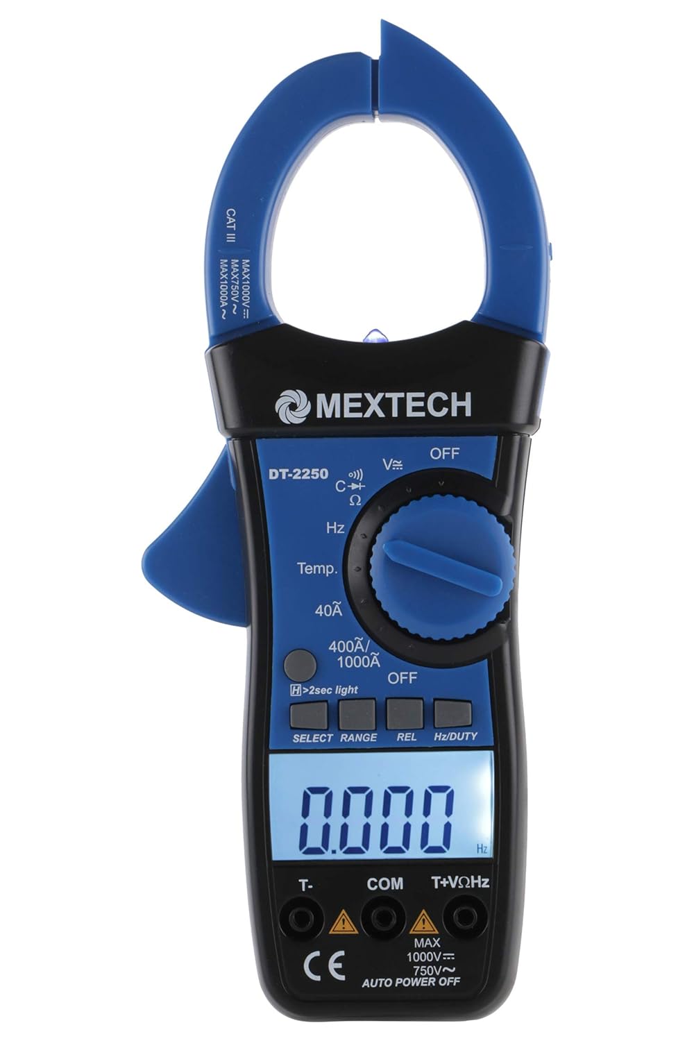 MEXTECH DT 2250 Digital Dual Display Clamp Meter