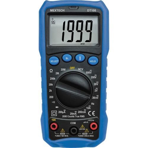 Mextech DT108 Digital True RMS Multimeter