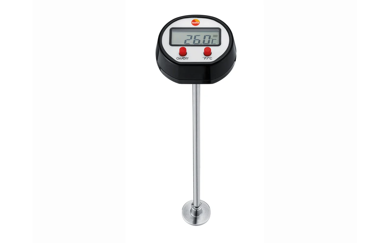 Testo Mini surface thermometer, silver, 25 cm x 15 cm x 10 cm (0560 1109)