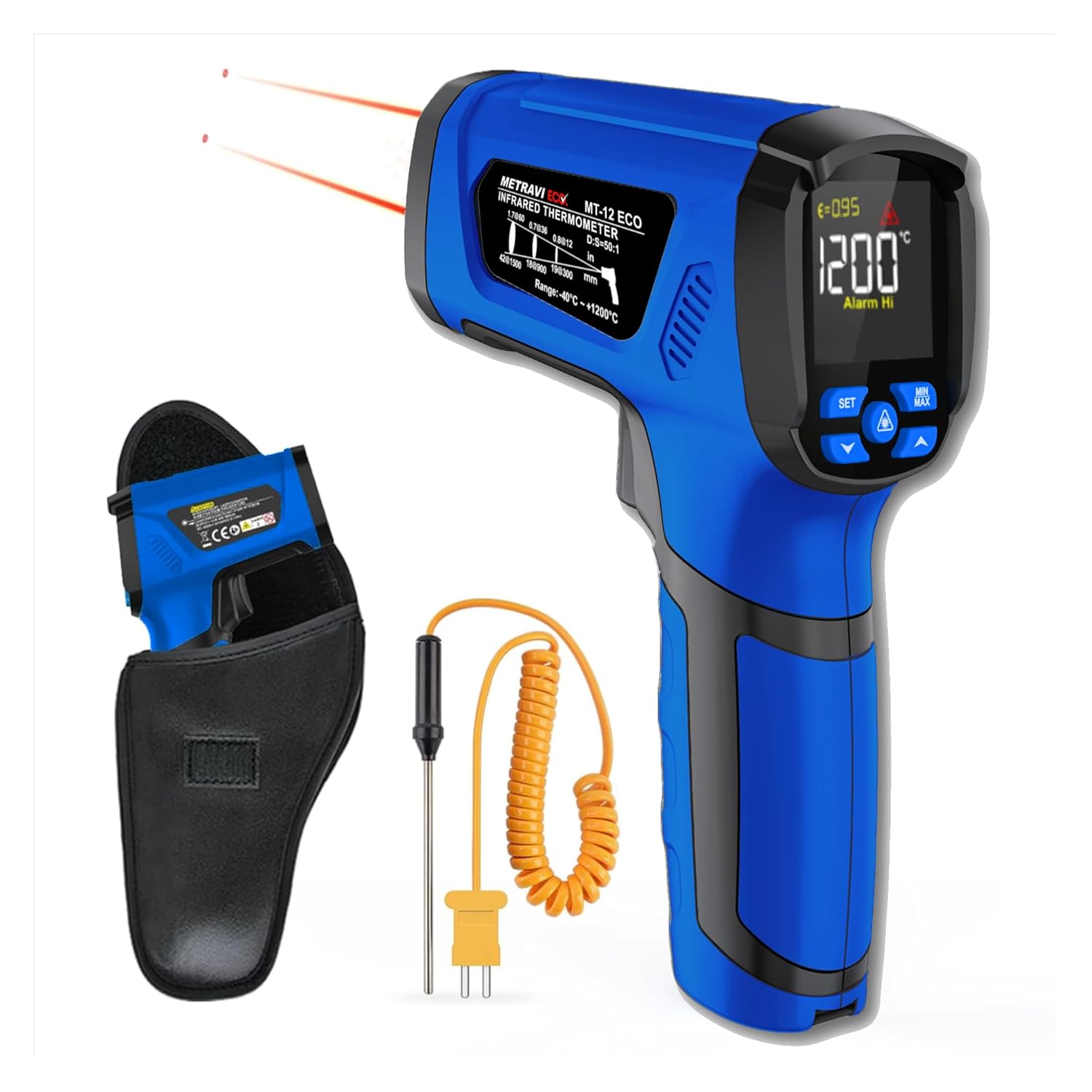 Metravi MT-12 ECO Industrial Non-contact Infrared Thermometer