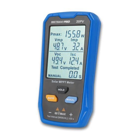 Metravi - PRO 20PV Solar MPPT Meter