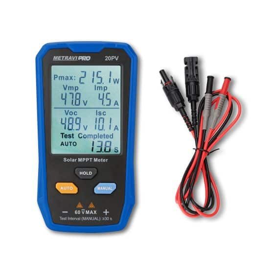Metravi - PRO 20PV Solar MPPT Meter