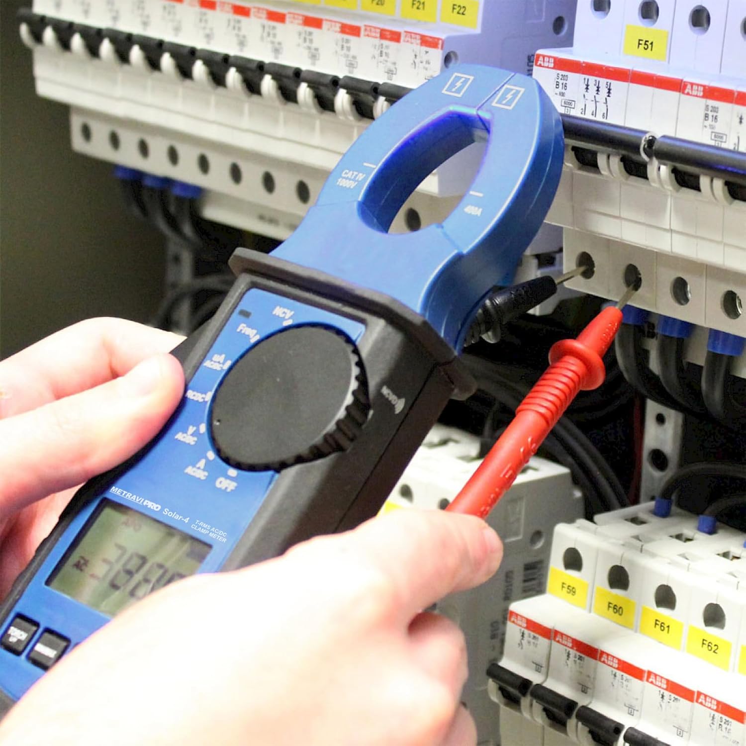 Metravi Pro Solar-4 TRMS AC DC Clamp Meter