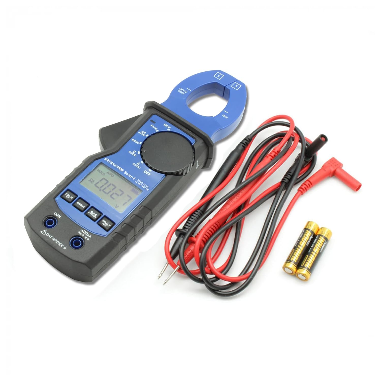 Metravi Pro Solar-4 TRMS AC DC Clamp Meter