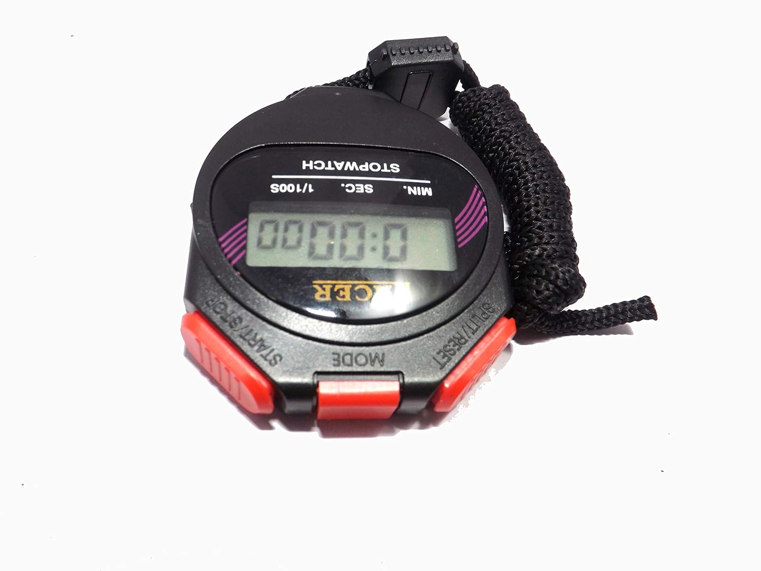 Racer Stopwatch Alarm Clock with Black Color
