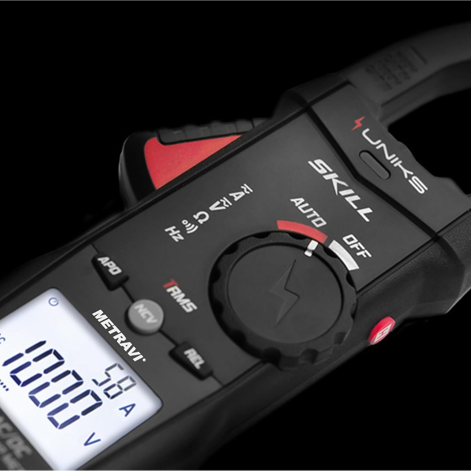 Metravi Uniks SKILL TRMS AC DC Fully Automatic Clamp Meter