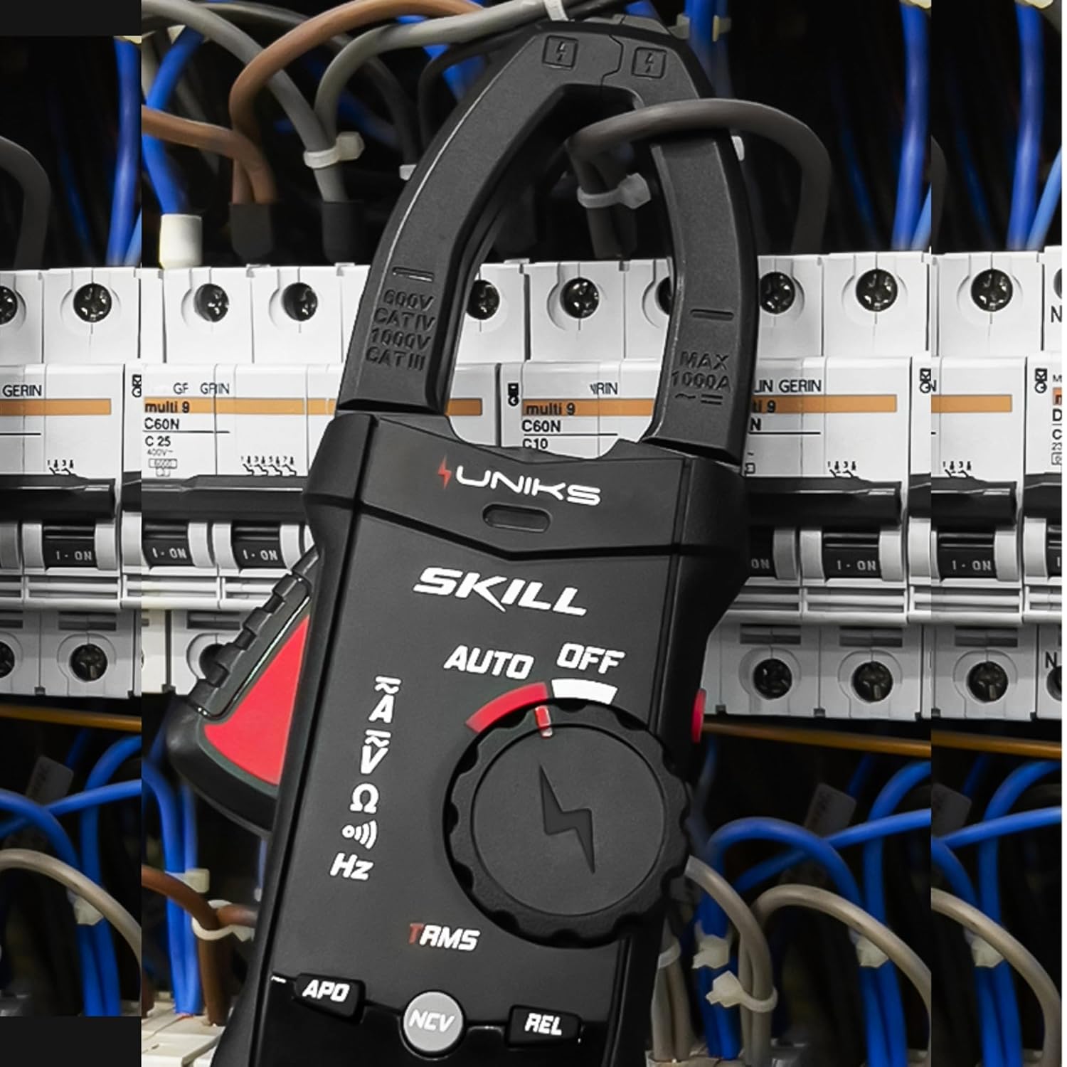 Metravi Uniks SKILL TRMS AC DC Fully Automatic Clamp Meter