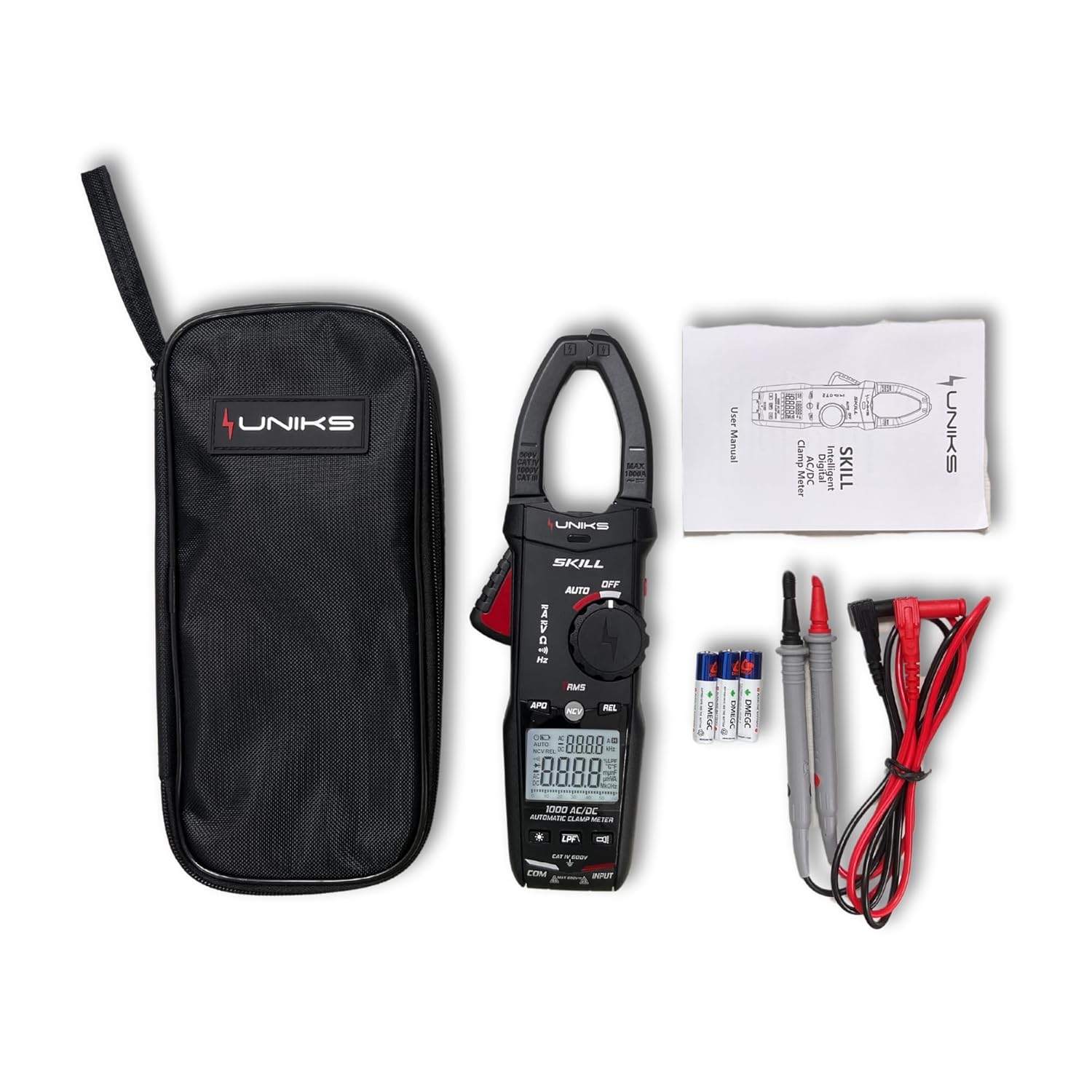 Metravi Uniks SKILL TRMS AC DC Fully Automatic Clamp Meter