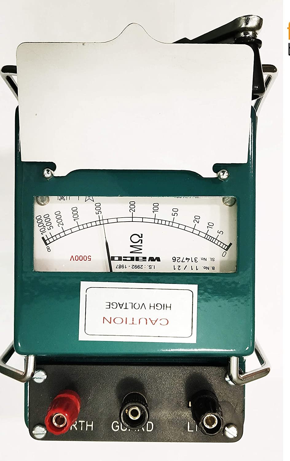 WACO 5000 VOLTS ANALOGUE INSULATION TESTER